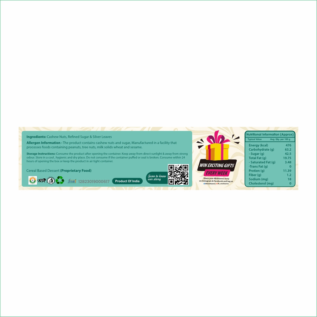 Kaju Barfi Box