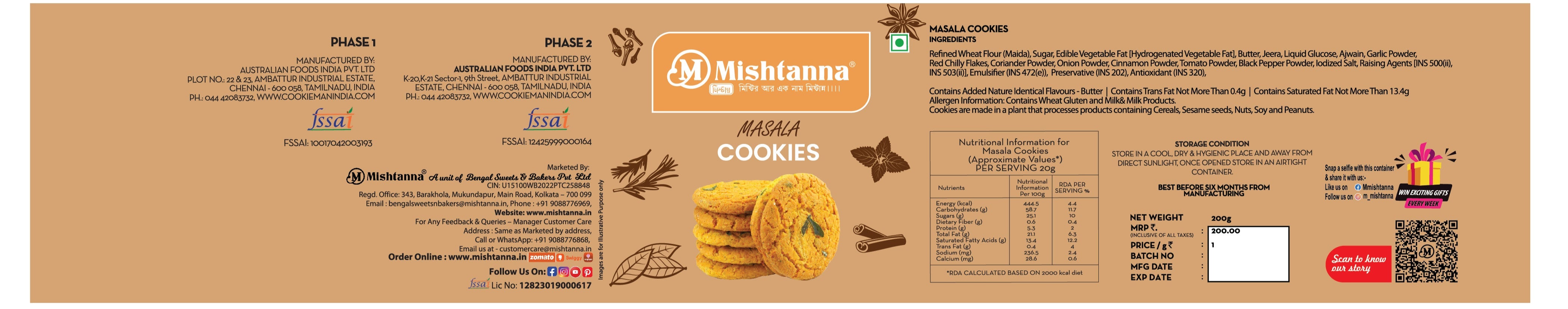 Masala Cookies