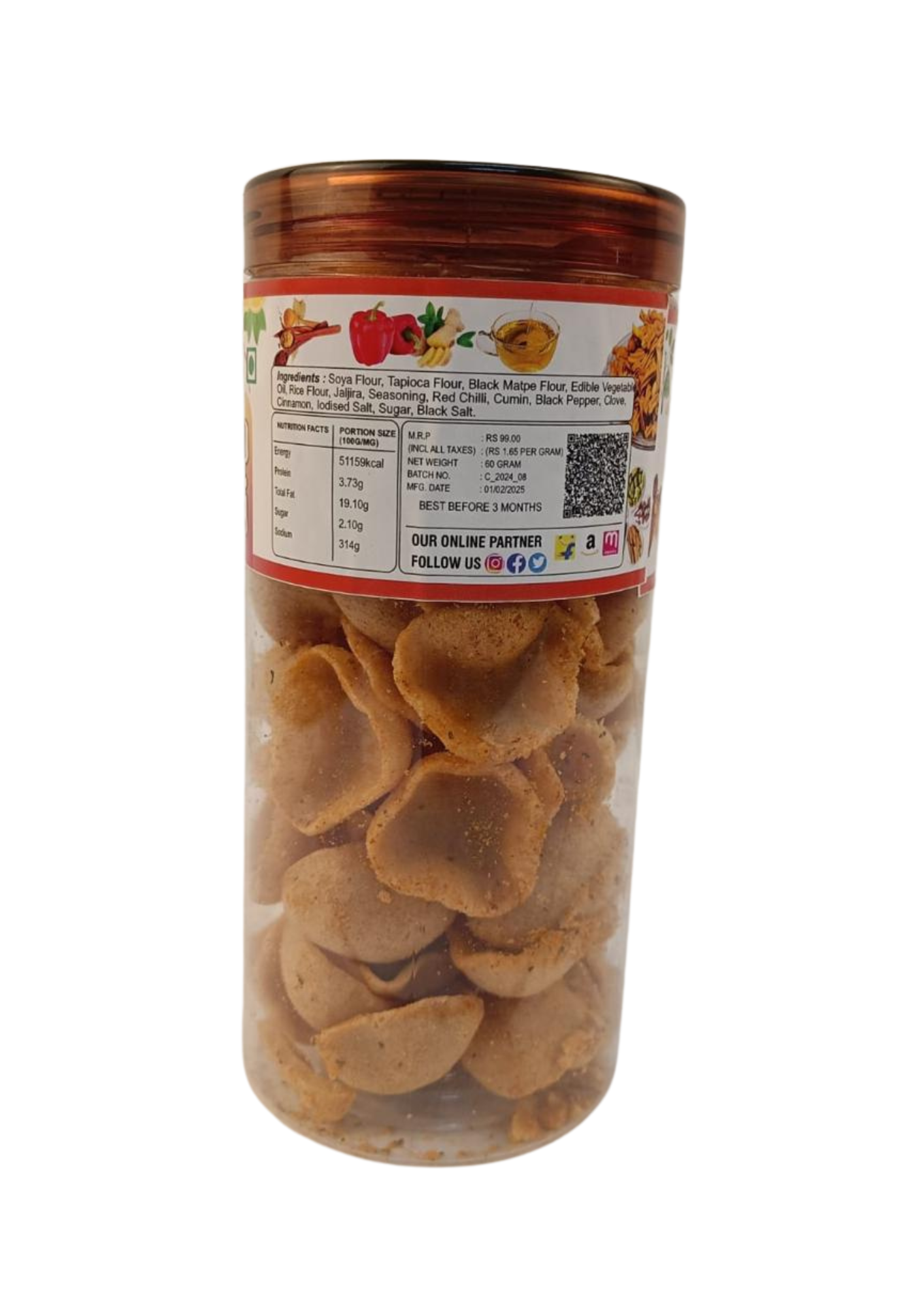 Soya Cup Peri Peri (60 gms)