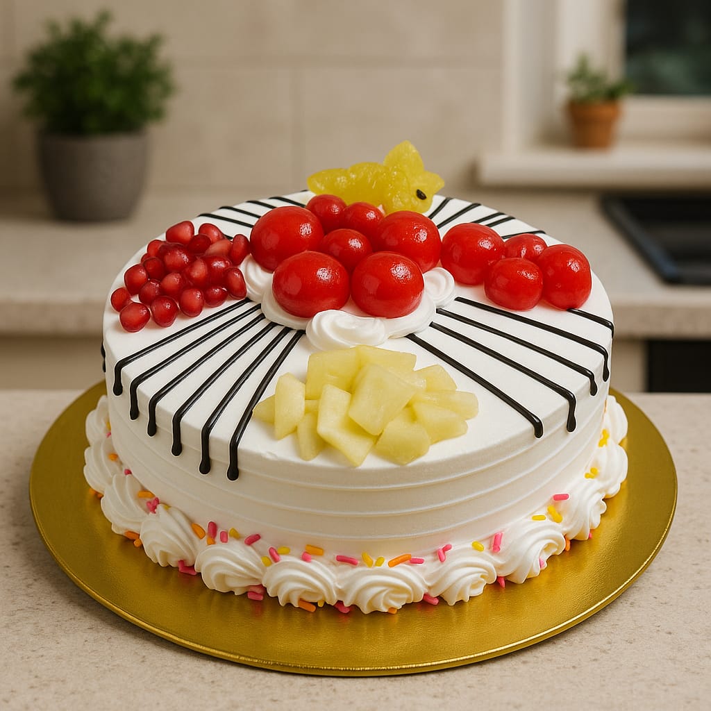 Fresh Fruits Cake 1 Pound