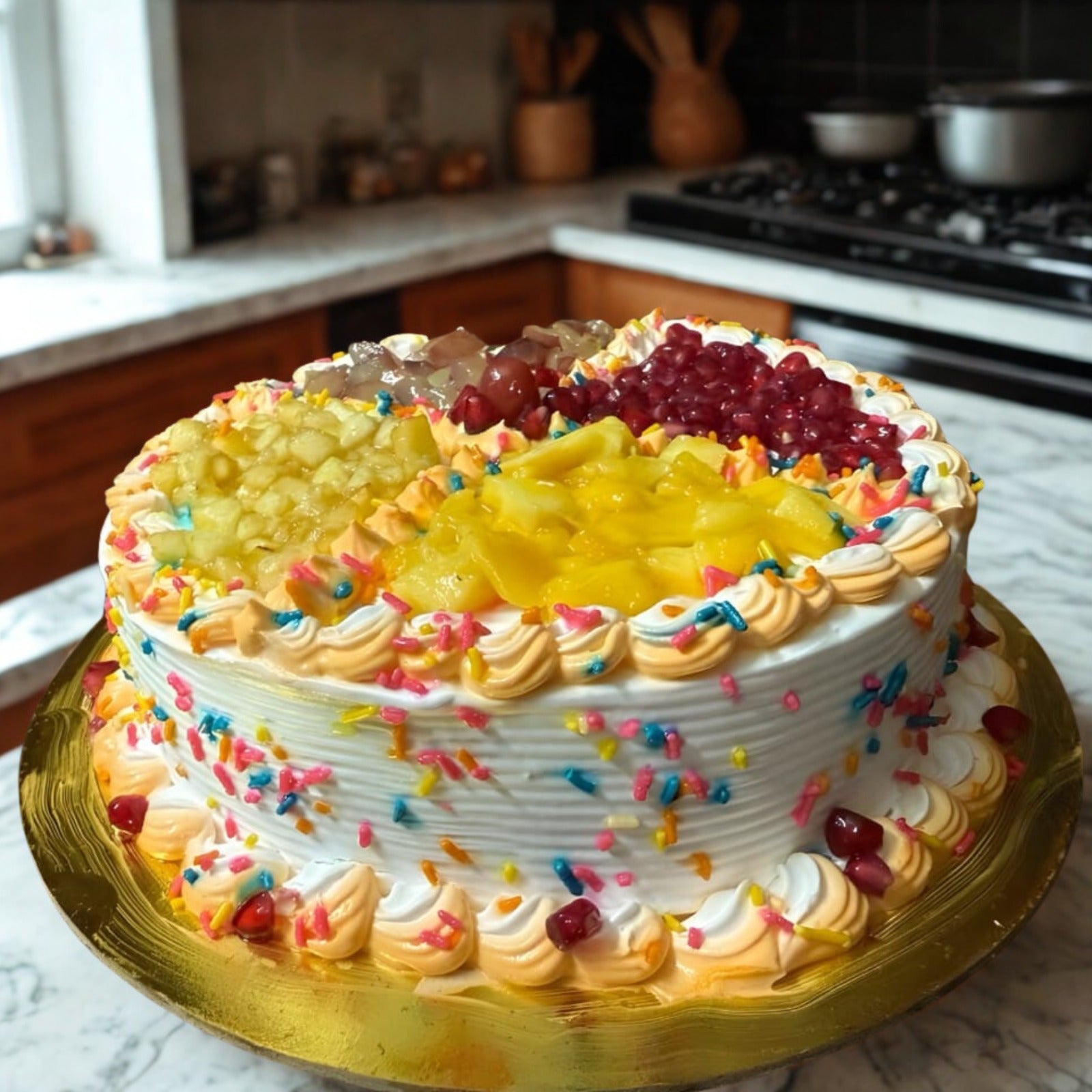 Fresh Fruits Cake 1 Pound