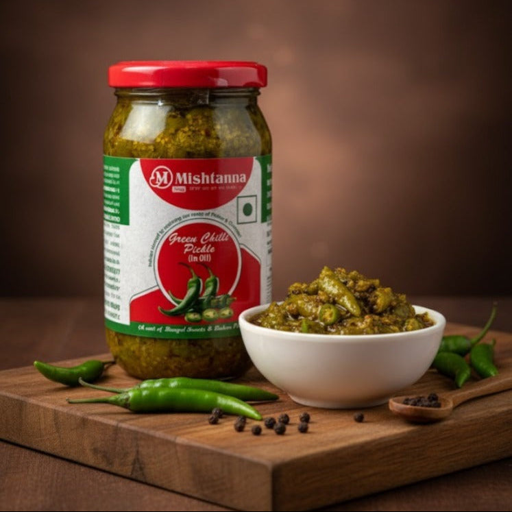 Green Chilli Pickle(In Oil)