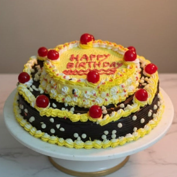 Birthday 2 in 1 Cake (3 Pound)
